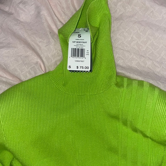 Adidas one piece neon green turtle neck - Picture 2 of 3